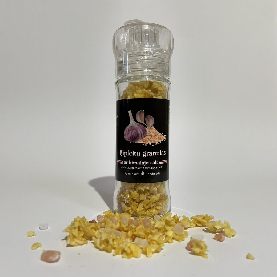 Ķiploku granulas ar himalaju sāli